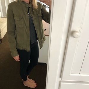 Hinge Military Jacket Olive Green